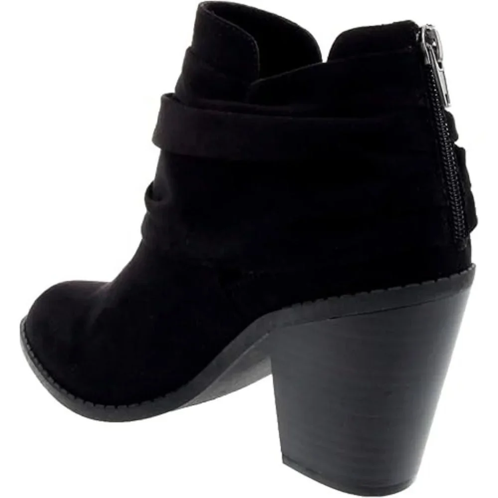 Sugar Women's Victory Transitional Dress Block Heel Ankle Boot Black Size 6.5M - Picture 6 of 8